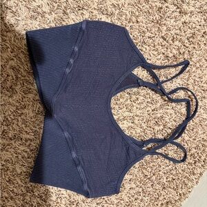 FP Movement by Free People Navy Strappy Sports Bra